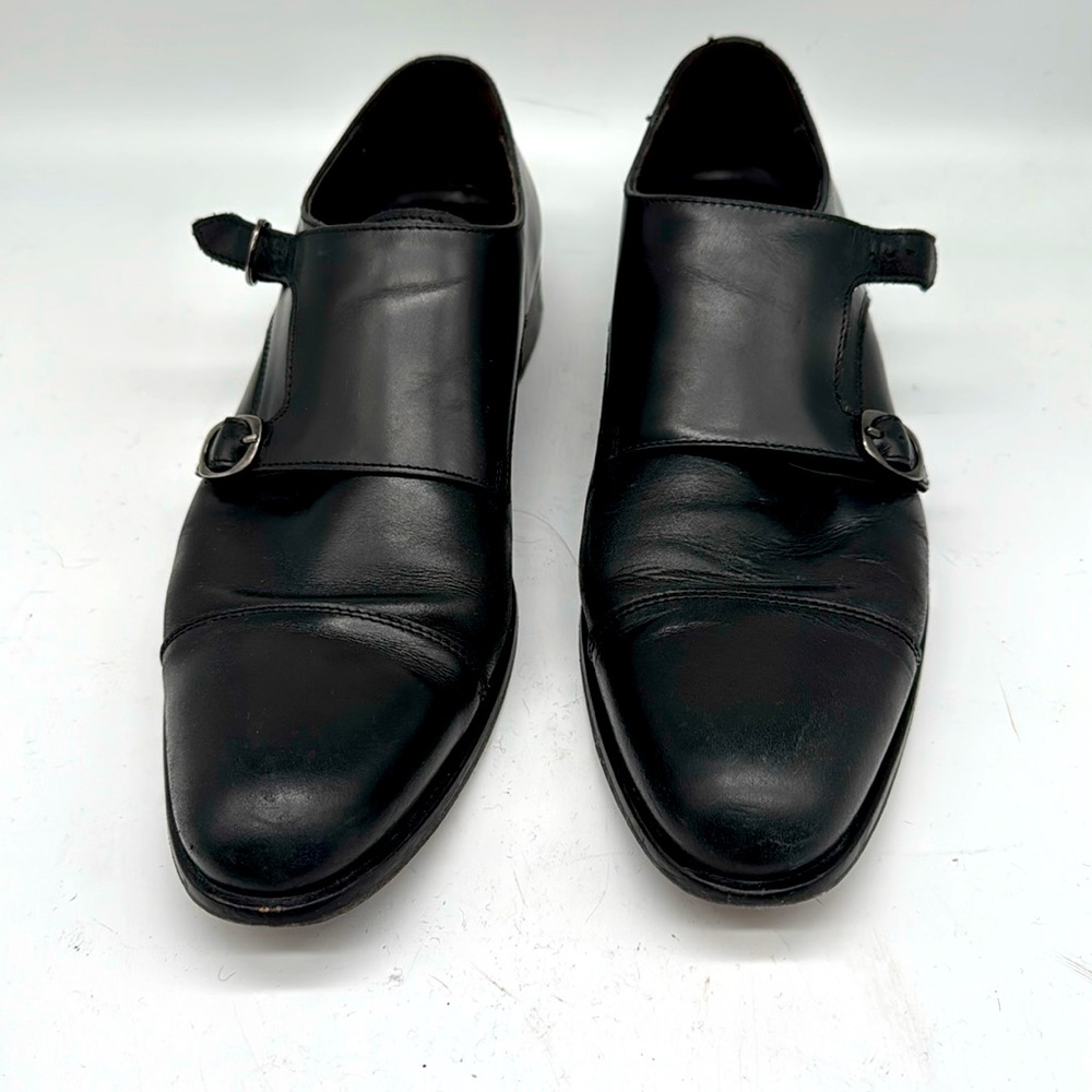 To Boot New York black double monkstrap 12